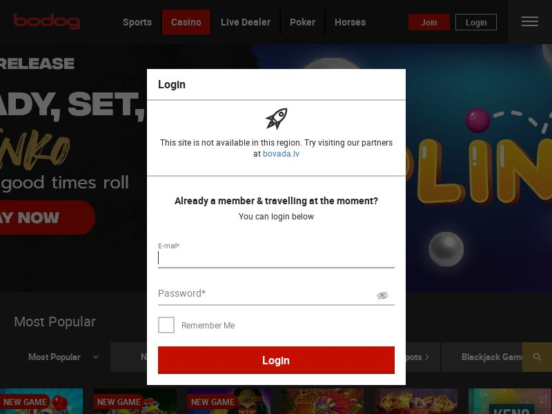 bodog Gameplay